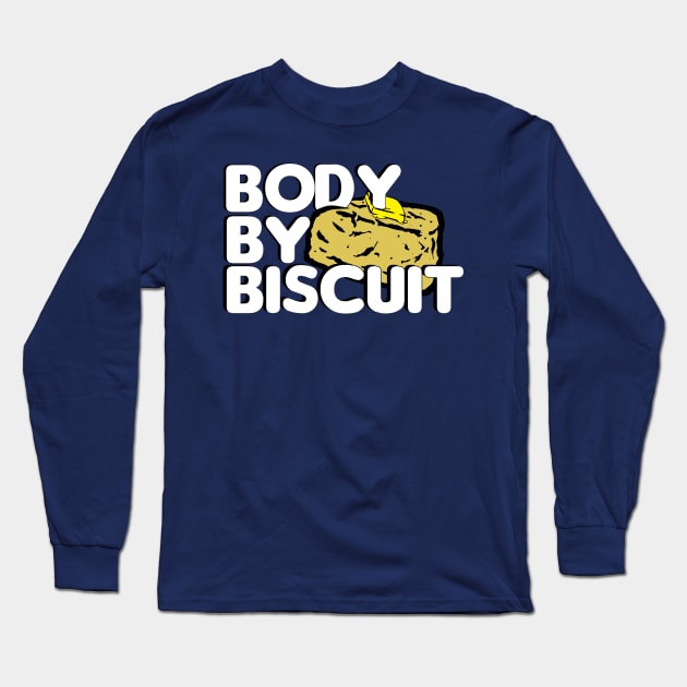 BODY BY BISCUIT Long Sleeve T-Shirt by thedeuce